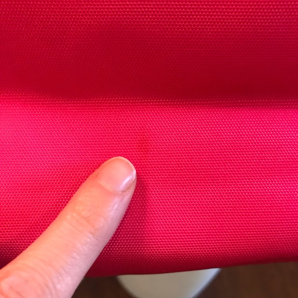 Clinique Pink Orange Tot Bag with attached wristlet - Picture 11 of 13